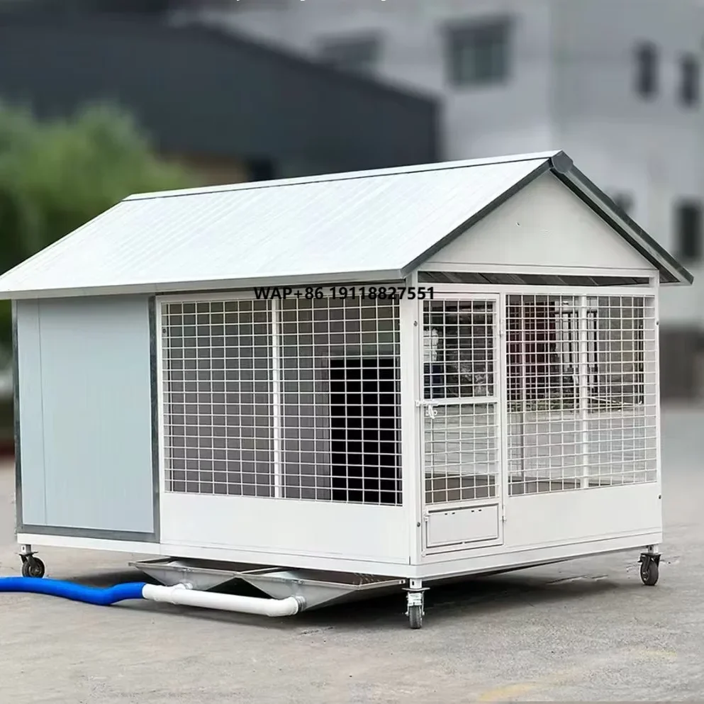 

Durable Outdoor and Indoor Dog House, Comfortable Pet House for Small, Medium and Large Dogs, Weatherproof Shelter Kennel