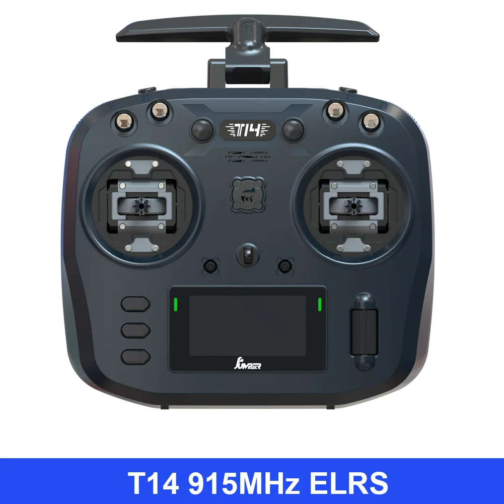 ホビーラジコン JUMPER-T14 ELRS 915mhz Jumper T14 2.4Ghz/915Mhz 1W ELRS Remote Control CNC Hall Sensor