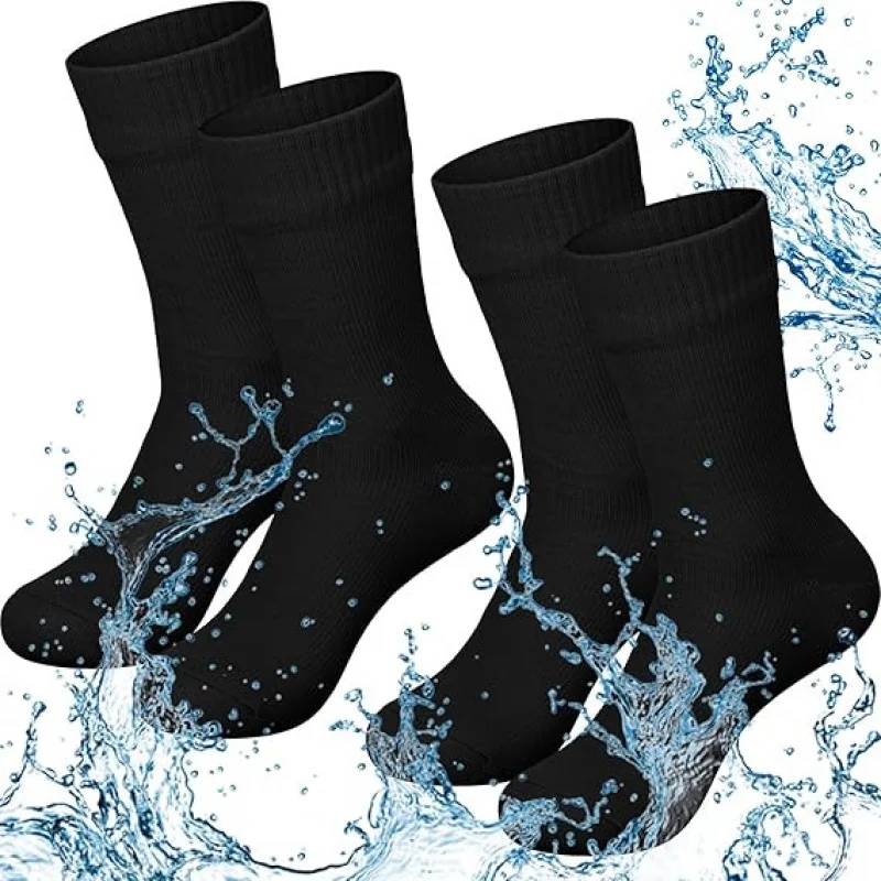 1 Pair Breathable High Quality Athletic Sock Outdoor Man Mountain Cycling  Mountaineering Adventure Waterproof Socks Sport Goods