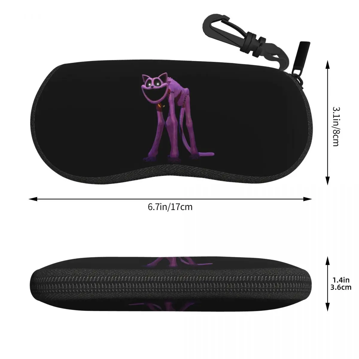 CATNAP Monster Shell Glasses Case Protective Sunglasses Box Women Men Soft Eyeglass Bag Pouch