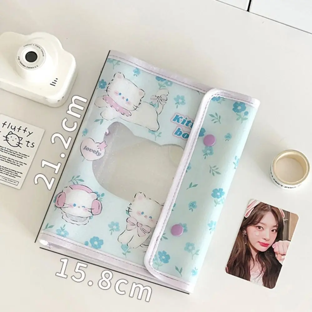 PVC A5 A6 Binder Photocard Holder Journal Notebook Replaceable Photocards Scrapbook INS Card Binders Photo Booth Frames