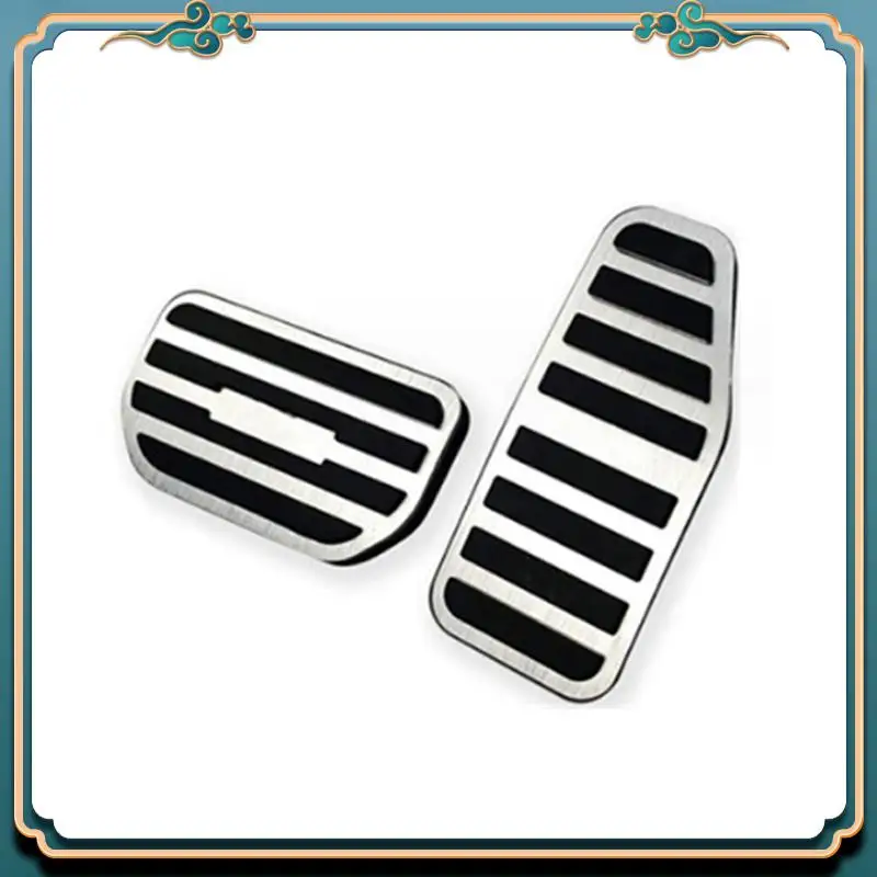 Latest For Suzuki Solio / Solio Bandit 2021-2023 Aluminum Alloy Anti-Slip Gas Pedal Brake Pedal Cover Interior Parts Kit