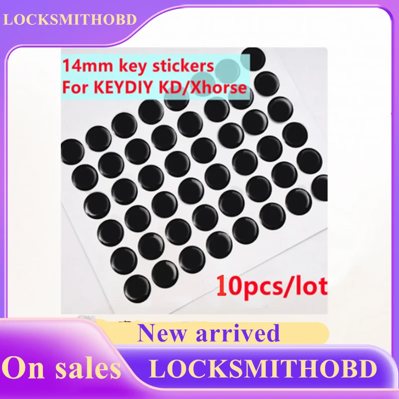 10PCS/Lot 14mm Gel Sticker Logo For Russian Car Round Gel logo Use On KD/VVDI REMOTE KEYS Please mark what you need