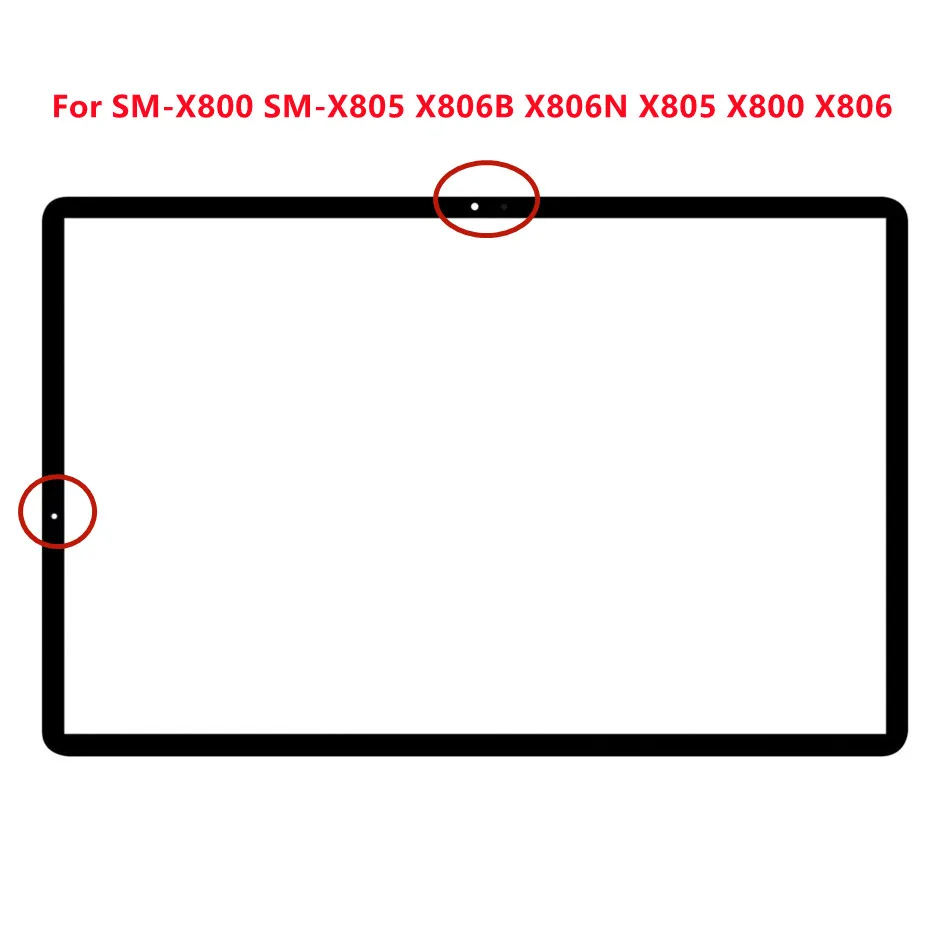 New LCD Touch Screen Front Glass External Lens Glass For Samsung Galaxy Tab S8+ Plus SM-X800 SM-X805 X806B X806N X805 X800 X806