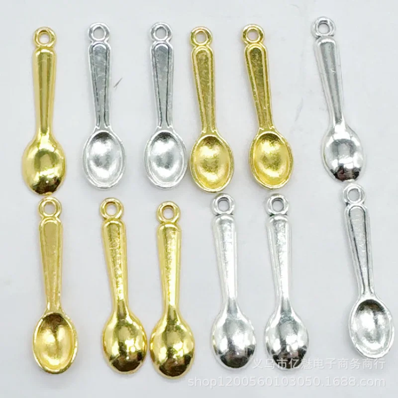 Factory Direct Sales 100Pieces Factory direct sales Doll House DIYFood and Play Small Size Mini Small Spoon Fork Toy Tableware