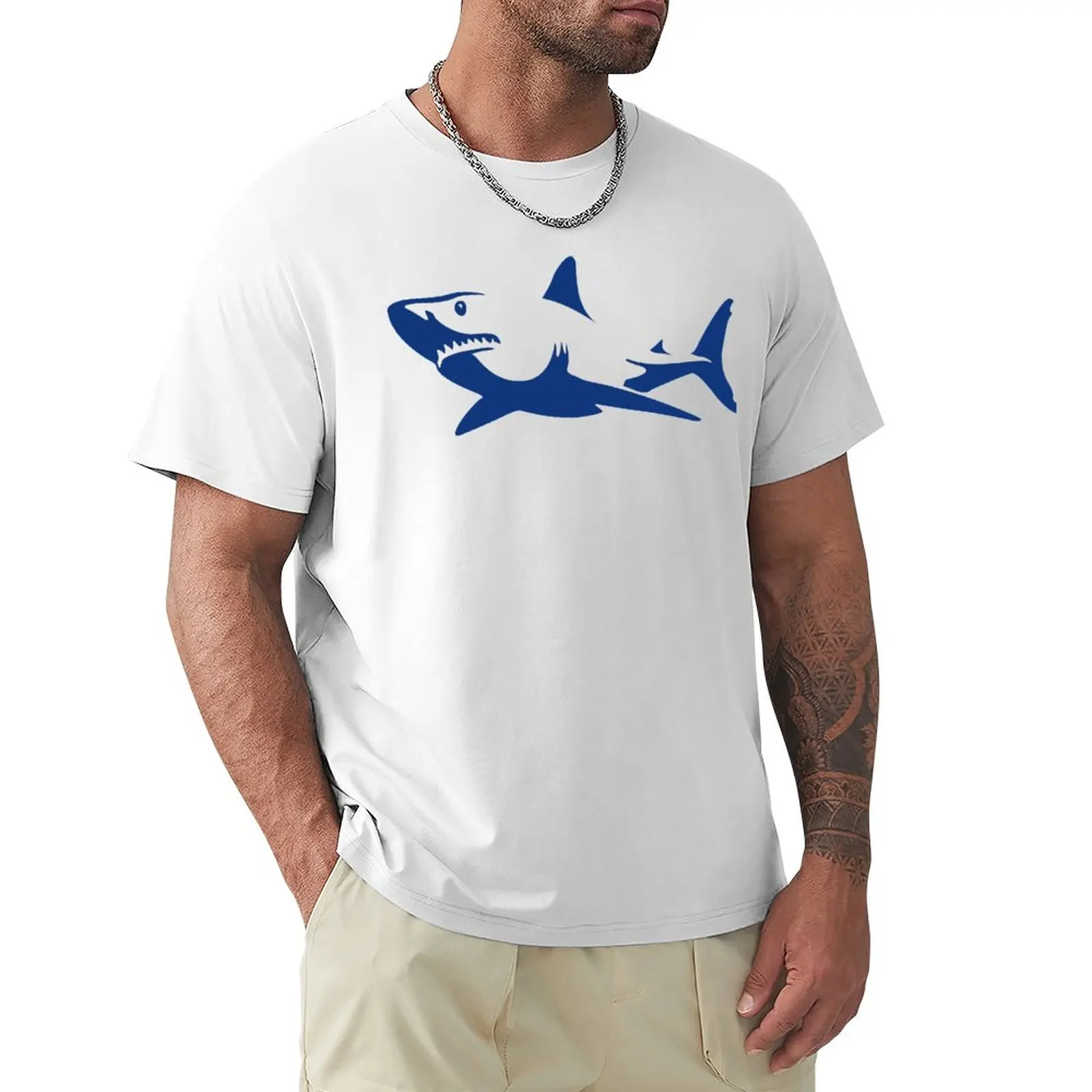 

Great White Shark T-Shirt summer top sweat shirts oversized t shirts for men