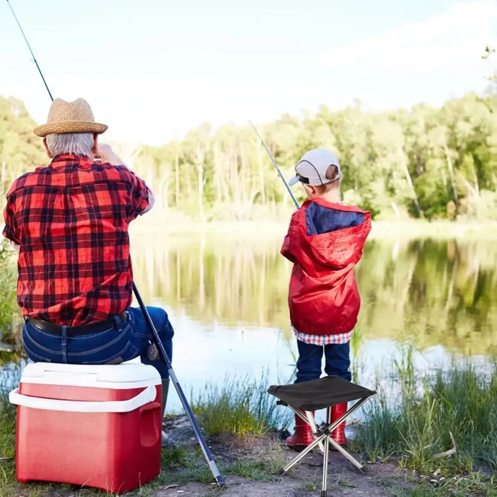 

Портативный складной табурет из нержавеющей стали, телескопическая конструкция, прочный материал, долговечный.