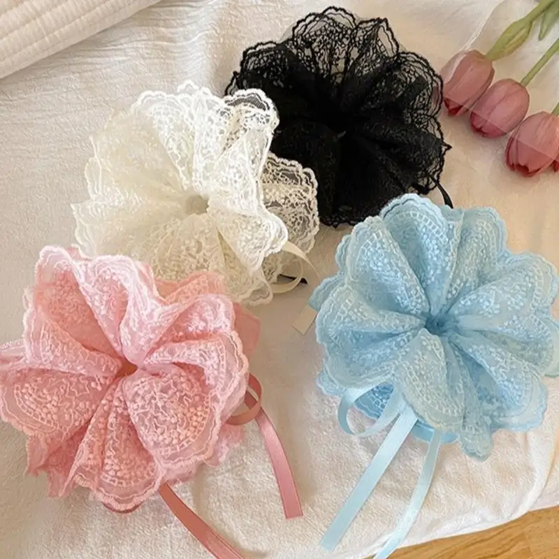 31BF Heavy Duty Hair Scrunchy Women Hair Bun Hairpieces Hair Scrunchies Female Headdress Teenager Girl Hair Styling Tool