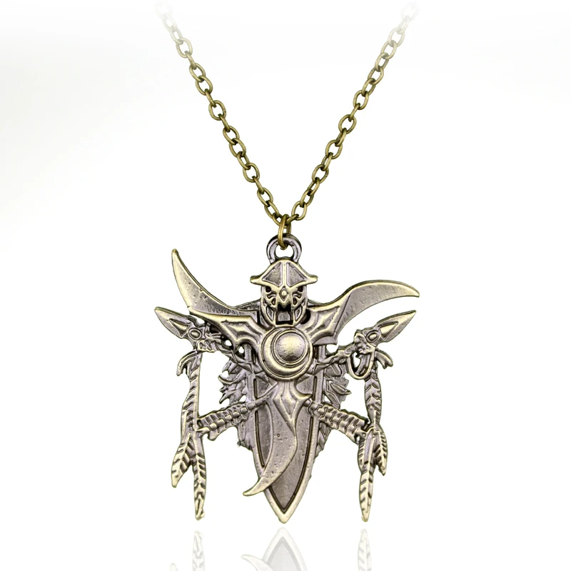 Game Jewelry WOW World Of Warcraft Hearthstone Necklaces Alliance Tribe Horde Metal Pendant Charm Choker Necklace For Men Women