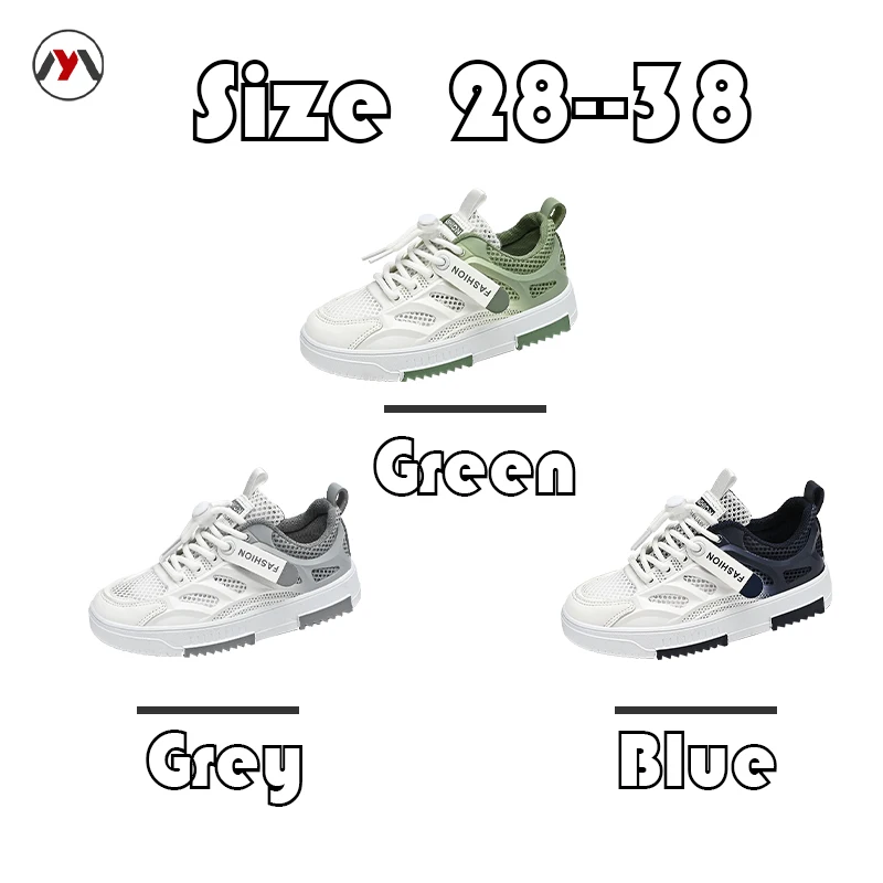 Children's Mesh Breathable Sports Running Shoes Spring Autumn New Baby Soft Sole Casual Shoes School Boys Girls' Walking Shoes