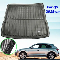 For AUDI Q5 SQ5 MK2 FY 2018 - 2023 Car Trunk Mat Boot Tray Cargo Liner Rear Floor Carpet Mud Kick Pad 2019 2020 2021 2022