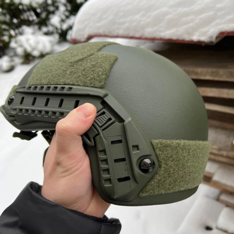 Ballistic ACH High Cut Tactical Helmet PE High Quality Ballistic Helmet NIJ IIIA FAST Wendy\'s Suspension Pad Ballistic Helmet