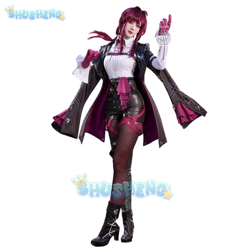 Shusheng Honkai: أزياء Star Rail Kafka التأثيرية الموحدة لحفلات الهالوين كرنفال لعب الأدوار للنساء والرجال