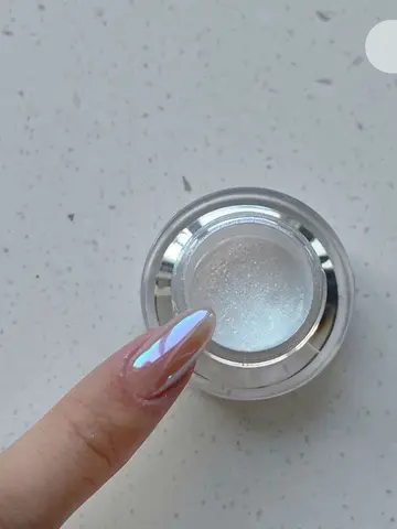0.2g/1Jar Moonlight White Nail Powder Aurora Magic Mirror Chrome Pigment Duts High-Gloss Pearl Rubbing Powder for Nail Art Salon