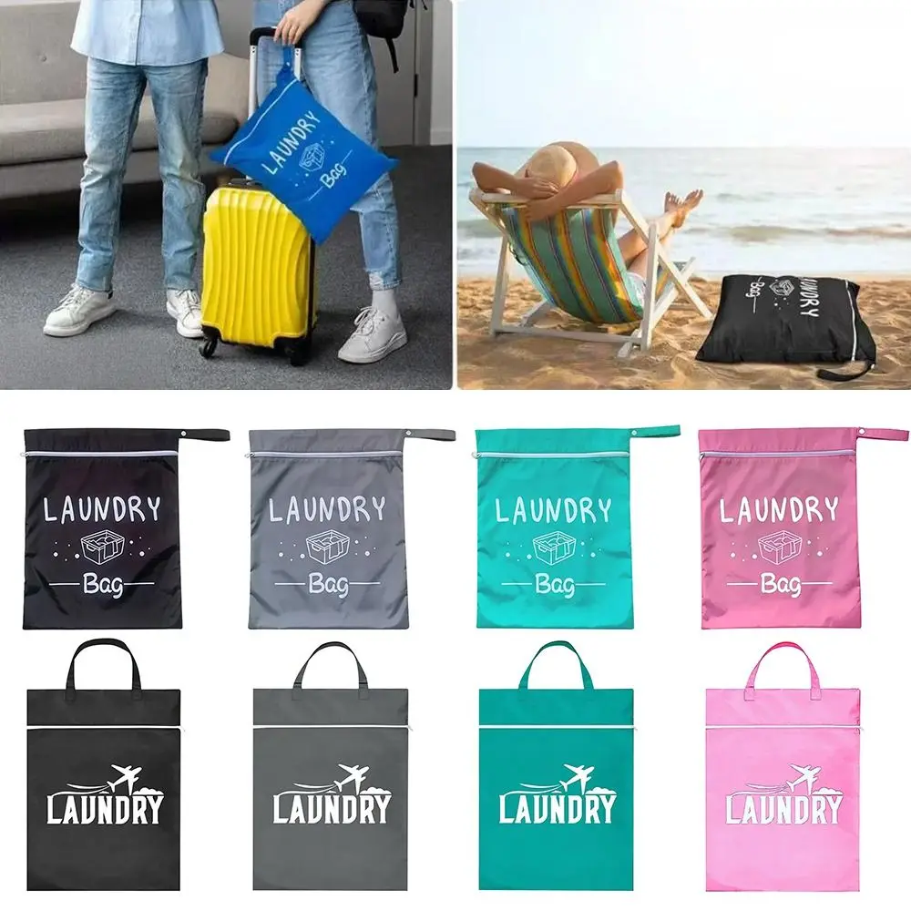 

Multi-purpose Multicolor Storage Bag Oxford Cloth Waterproof Sport Bag Zipper Closure Ultra Light Wash Bag Travel Use