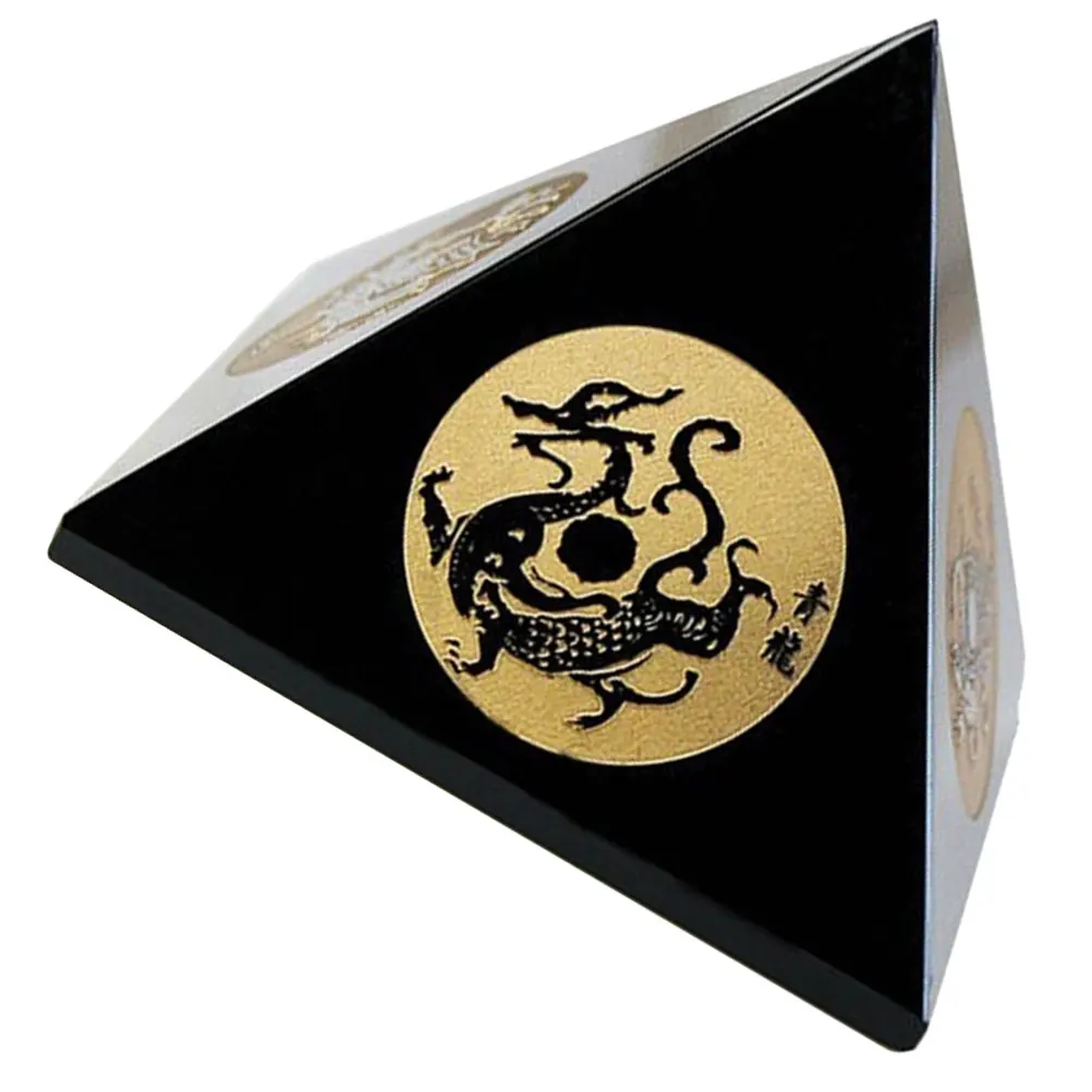 

Obsidian Pyramid Desktop Ornament Decorative Craft for Home Meditation Office Decoration Obsidian Pyramid