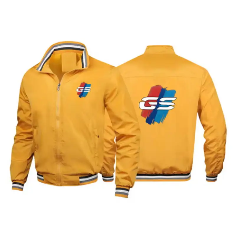 2025 Frühling und Herbst Herren GS Adventure Motorrad Logo-Print Custom Sweatshirt Hochwertige Jacke Premium Markenjacke – Detail 4