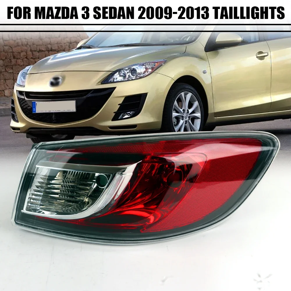 Tail Light Assembly for Mazda 3 BL 2009-2013 Rear Brake Lamp Direct Replacement