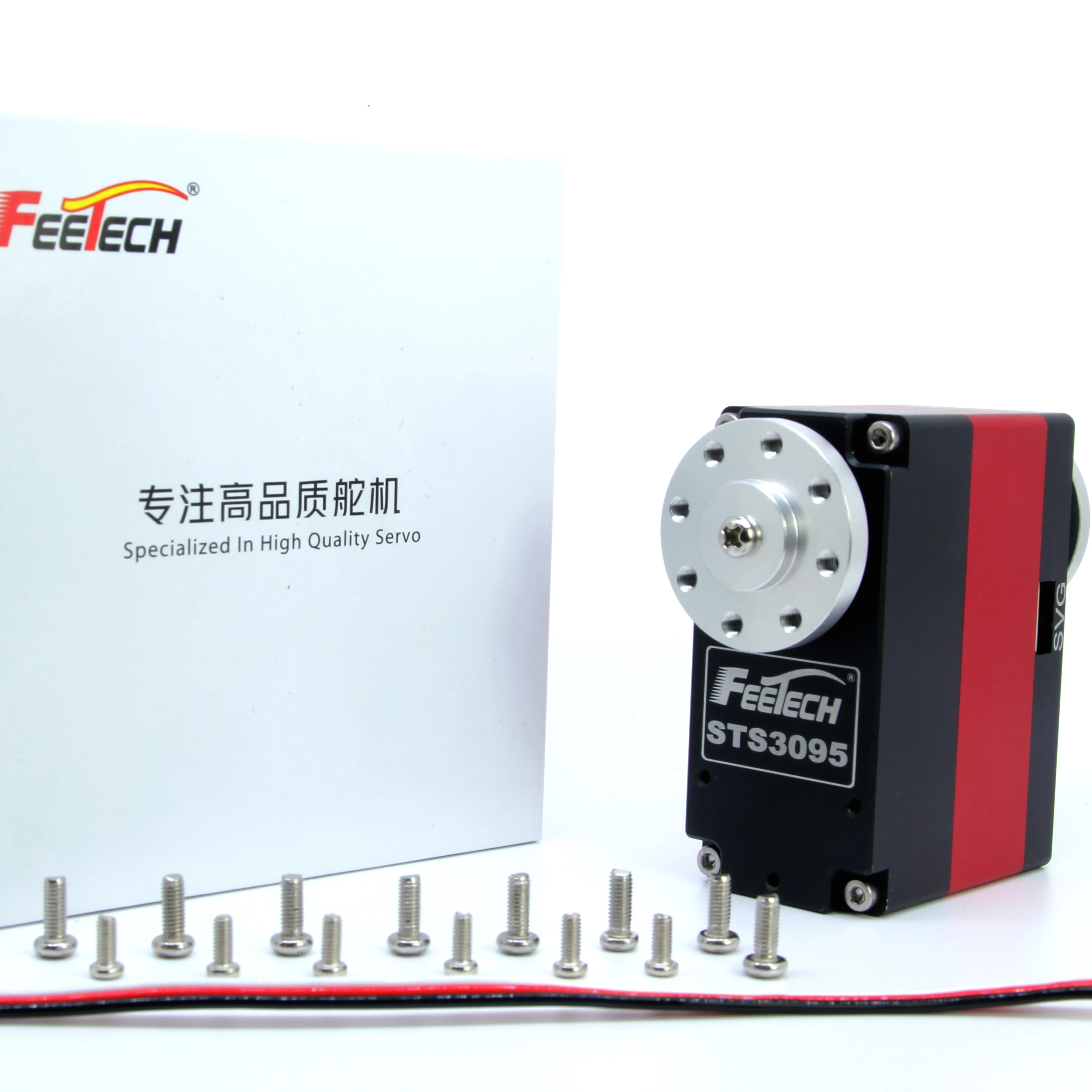 FEETECH Servo grande 24V Alimentatore Servo di precisione a coppia elevata 105KG per area industriale FPV