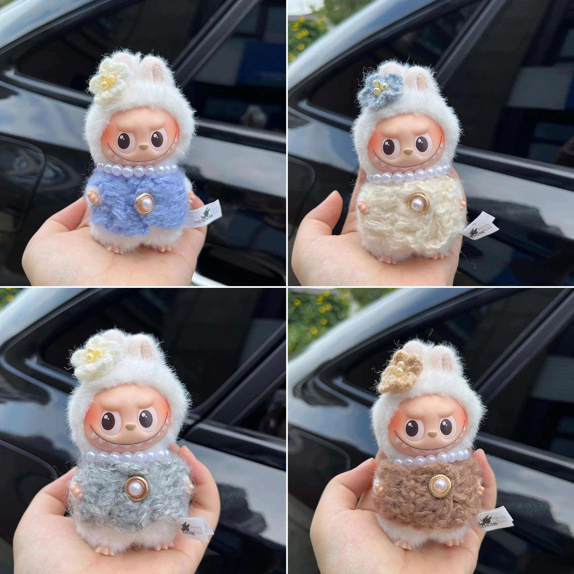 

10 см Mini Labubu 4,0 кукольная одежда 4-го поколения Labubu зимний рождественский набор для Mini Labubu