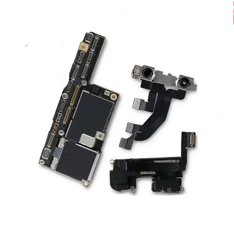 

Original unlocked 64GB 128GB 256GB phone main board for iPhone X XS XR XS Max clean logic board with or without face logo