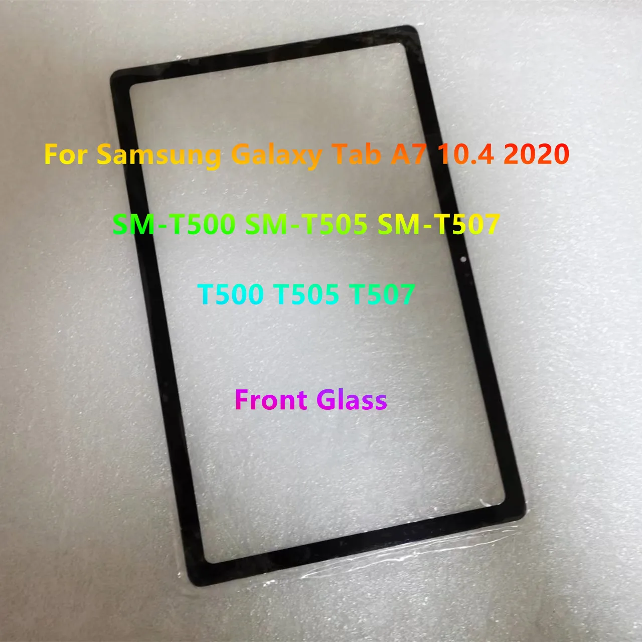 New For Samsung Galaxy Tab A7 10.4 2020 SM-T500 SM-T505 SM-T507 T505 T507 T500 Touch Screen Front Glass With Laminated OCA Glue