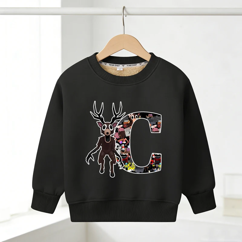 99 ليال في الغابات لامب بلوزة من الصوف أنيمي رسالة A-Z نمط علوي الشتاء في الهواء الطلق يندبروف معطف دافئ هدية عيد ميلاد