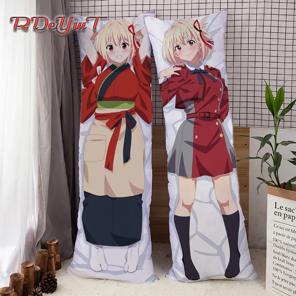 

Anime Dakimakura Chisato Nishikigi Hugging Body Pillow Cove New Design Pillowcases Home Bedding Dropshipping