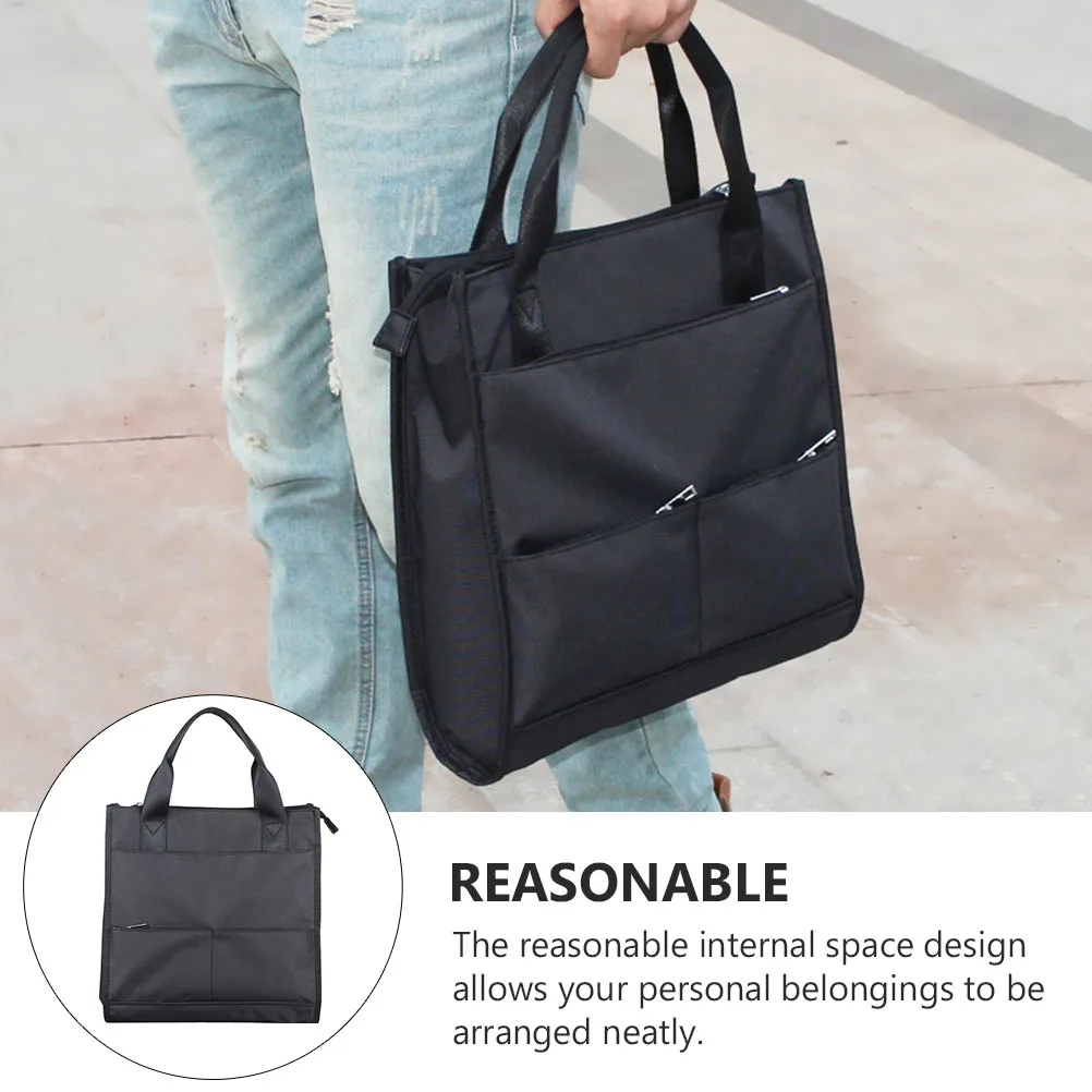 

Business Handbag Briefcase for Men Waterproof Laptop Messenger Bags Polyester Cotton Office Mens Travel