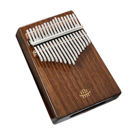 Hluru Kalimba 17Key Professional 21 Key Thumb Piano Rosewood Acacia Walnut Finger Piano Mbira For Beginner