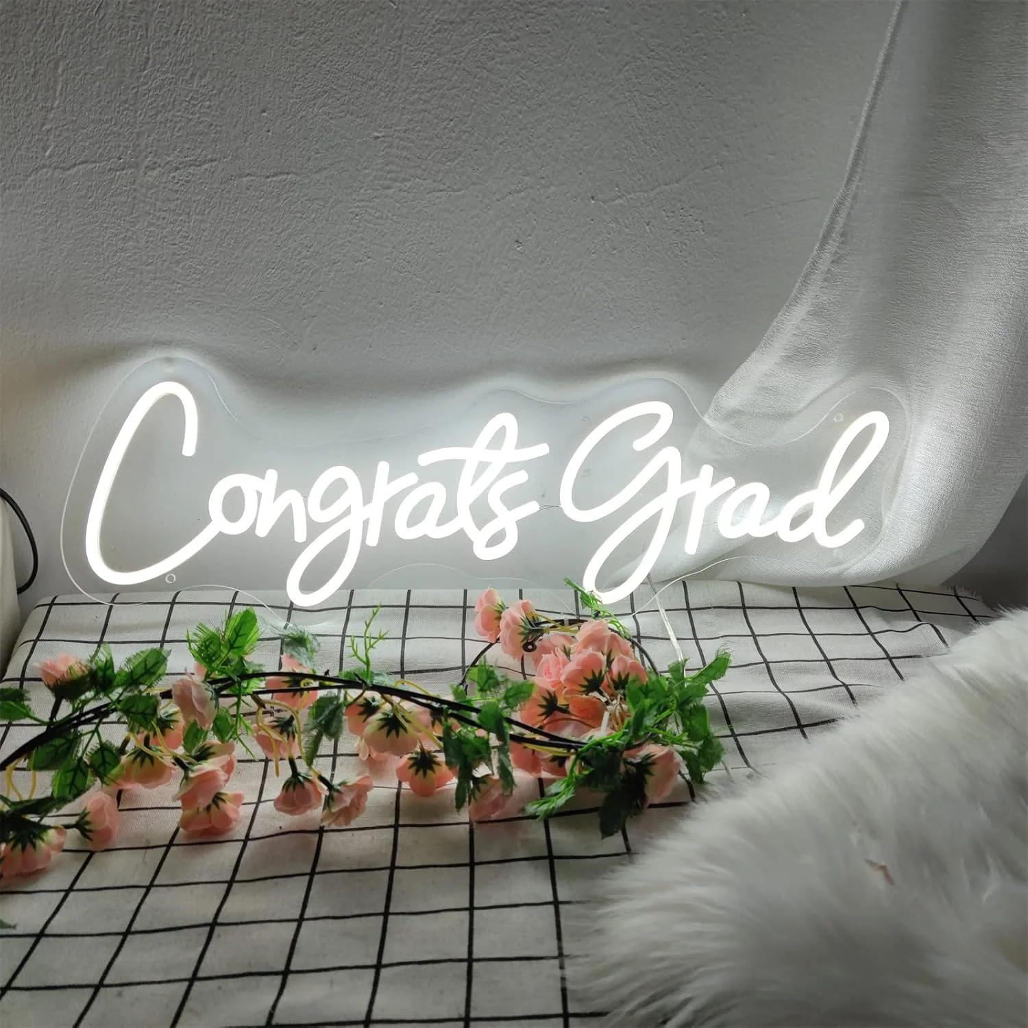 

Congrats Grad Neon Signs for Wall Decor,Led Light Sign for PROM night Party,Prom,Home,Wall Room,Decoration,Graduation Christmas