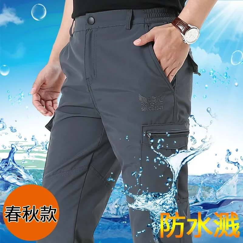 Winter Thick Fleece Warm Stretch Causal Pants Men Military SoftShell Waterproof Thermal Warm Cargo Pants Tactical Long Trousers