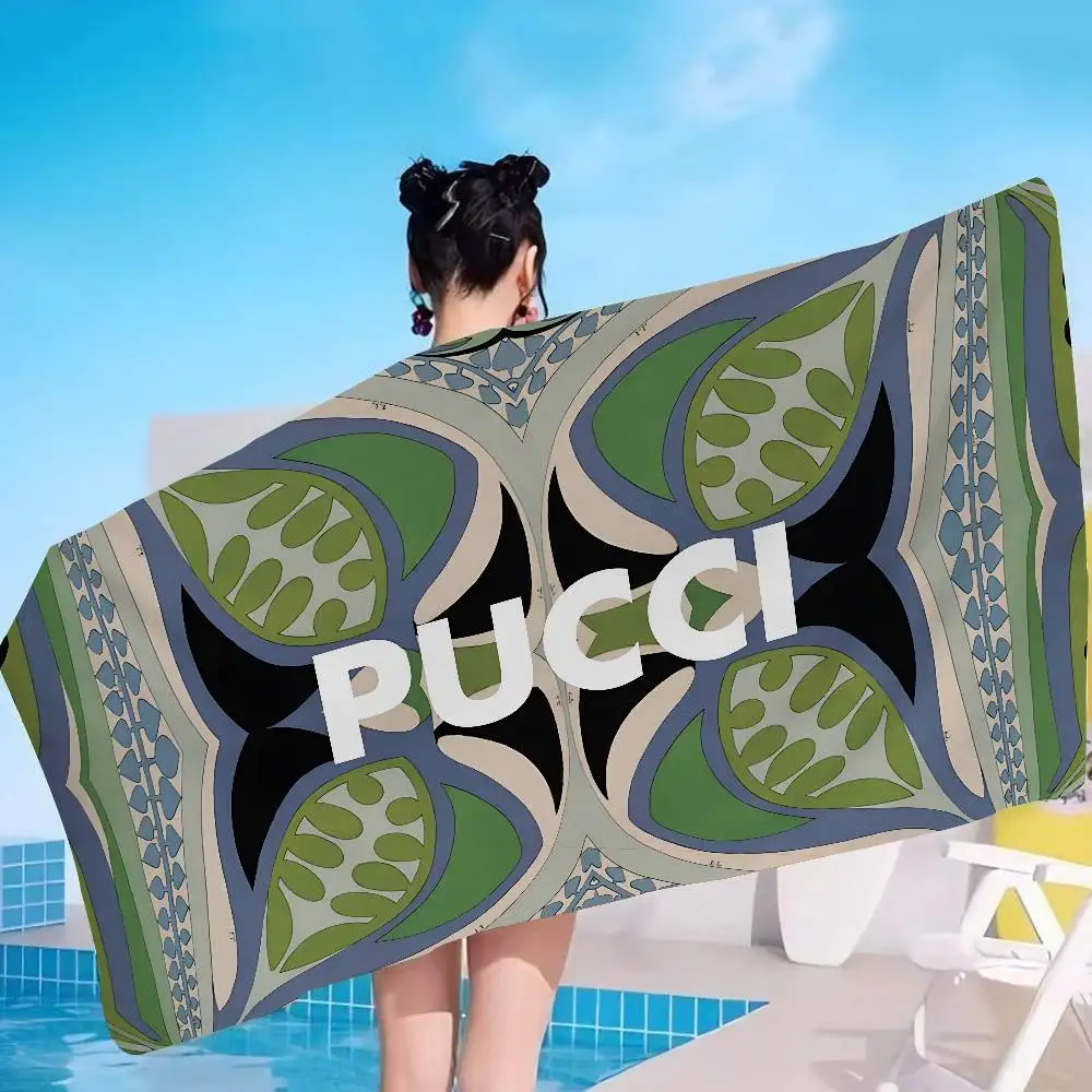 E-Emilios P-PucciS Big Microfiber Beach Towels Quick Dry Towel Sand Beach Towels Pool Towel For Travel Swim Pool Yoga