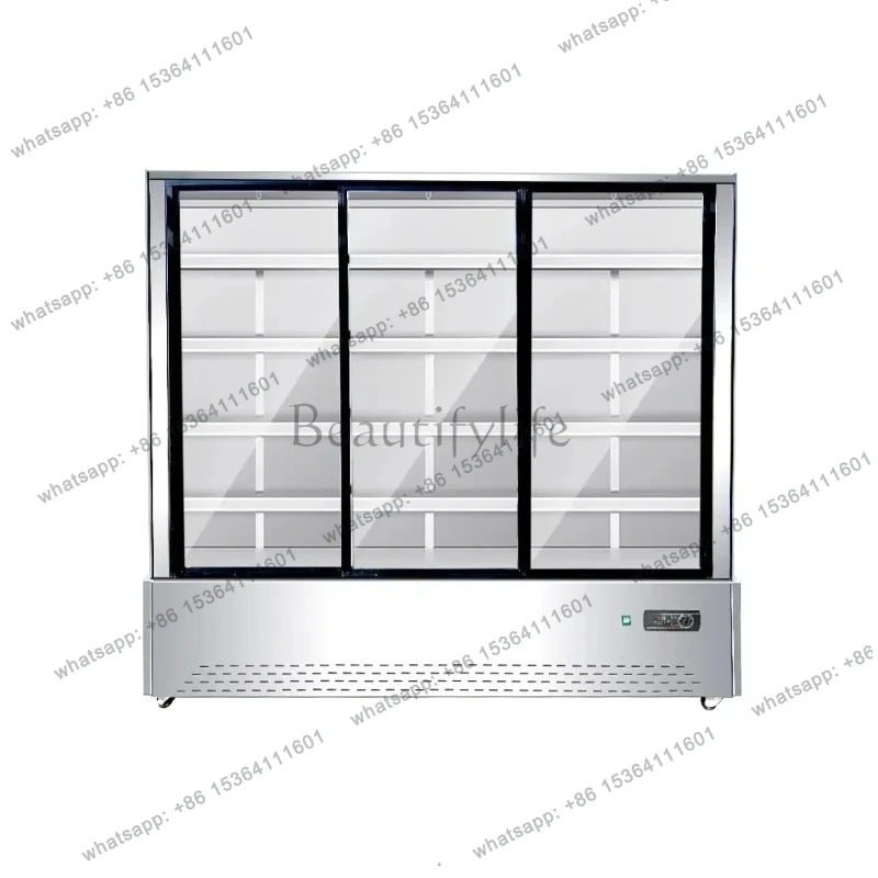 Direct cooling, display cabinet, commercial refrigerator, barbecue fruit glass display cabinet