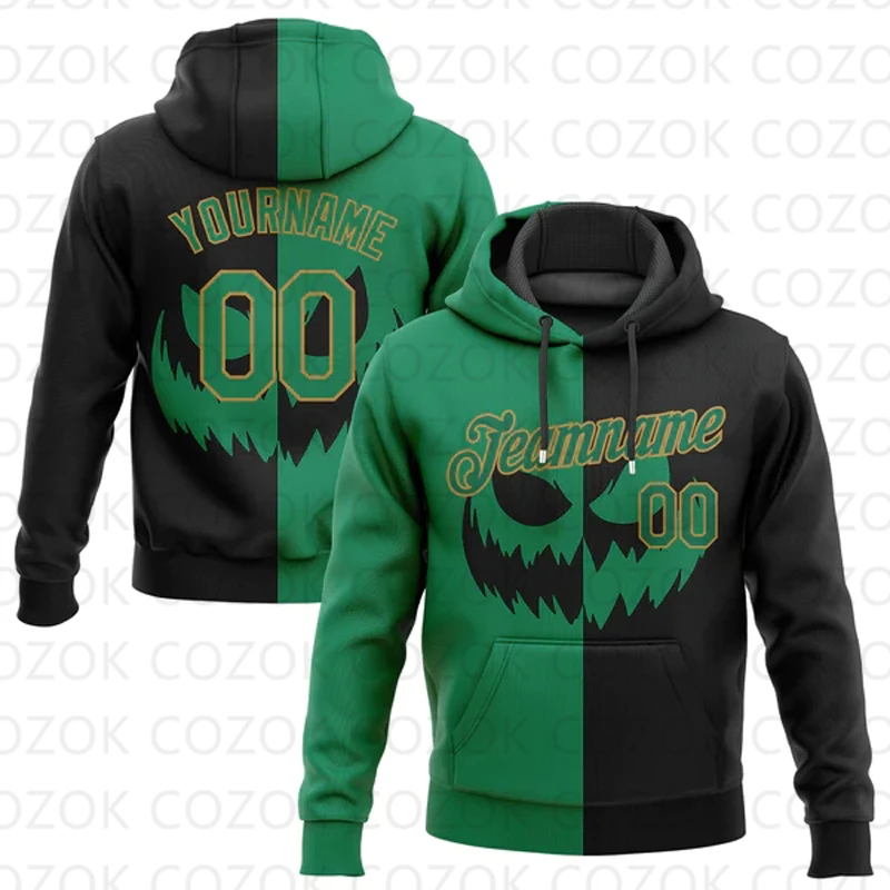 Customized Hoodie Smile pattern Color Jersey 3D Printed  Unisex Pullovers Hoodie Casual Sweatshirts