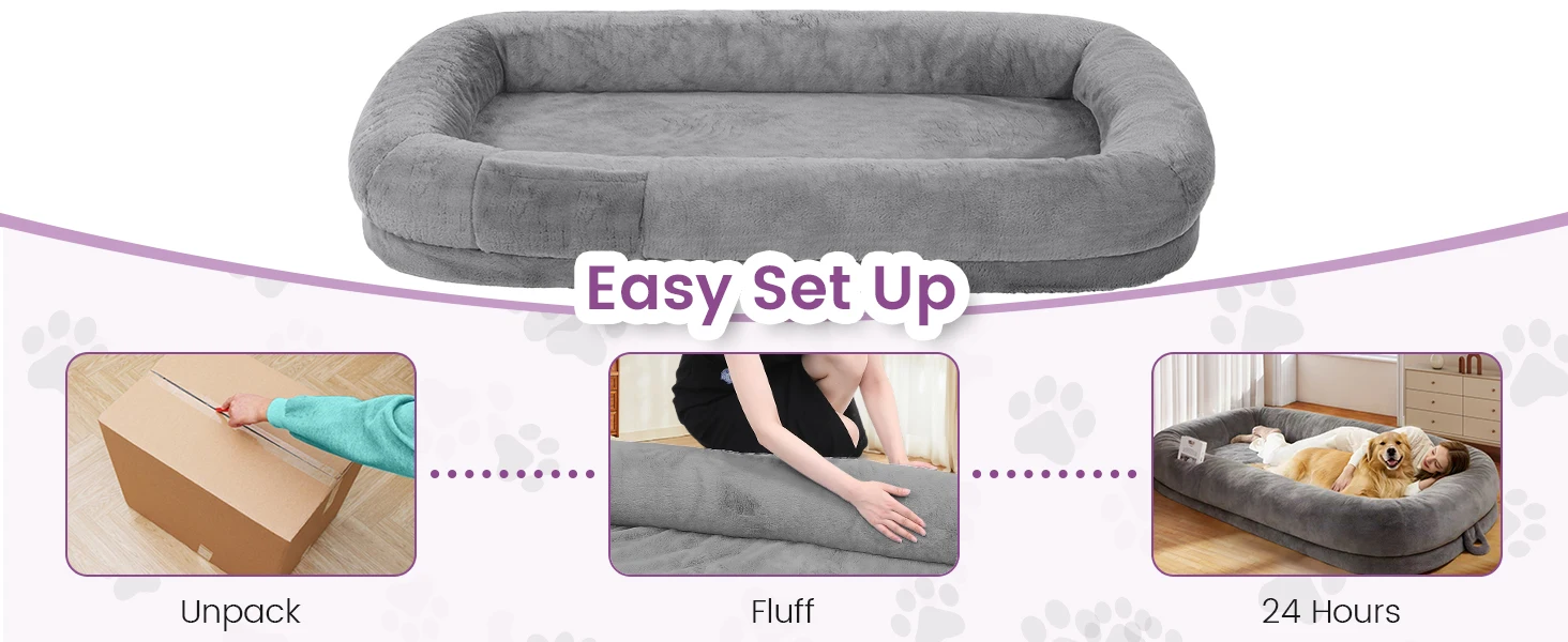 human dog bed