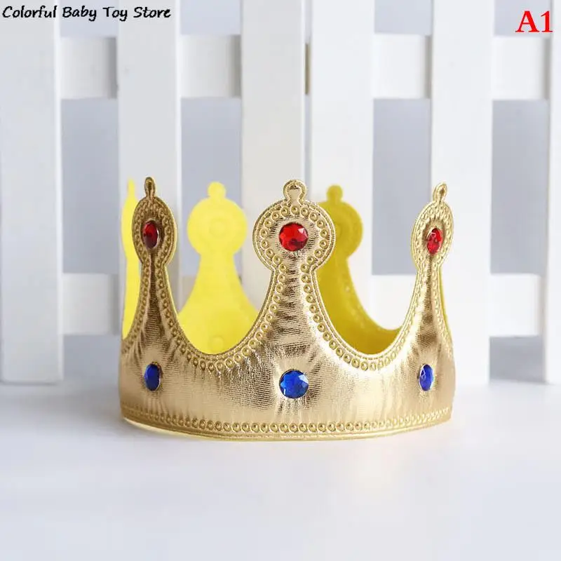 Birthday Crown Hats Girl Queen Hat Boys King Kids Adult Party Hats Party Decorations Crown Supplies