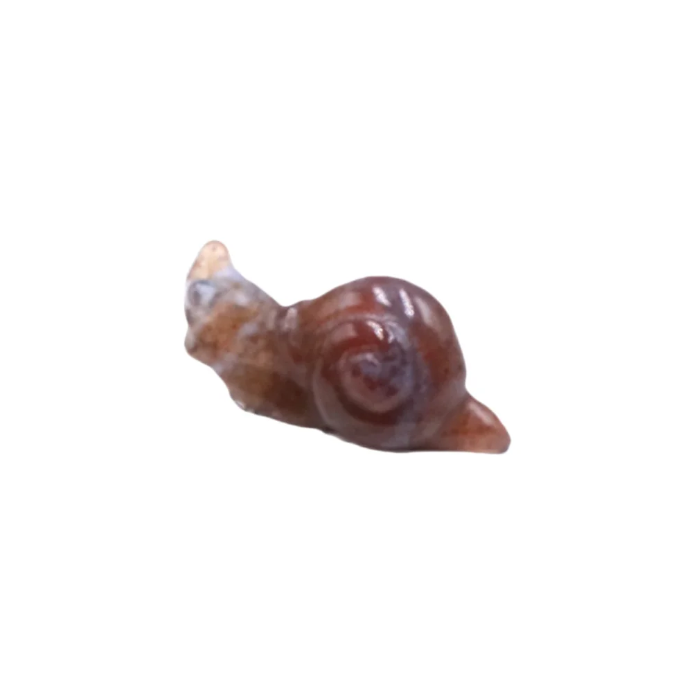

Colorful Snail Shape Micro Landscaping Ornament Stone Material Cute Snail Decor Garden Tiny Statue Home Adornment