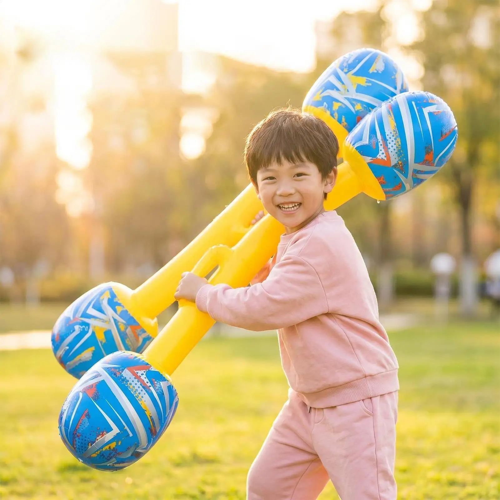 インフレータブルバトルスティック-2本セット-屋外玩具-庭遊び-子供-ティーン-大人-パーティー-ホリデー-誕生日-集合用