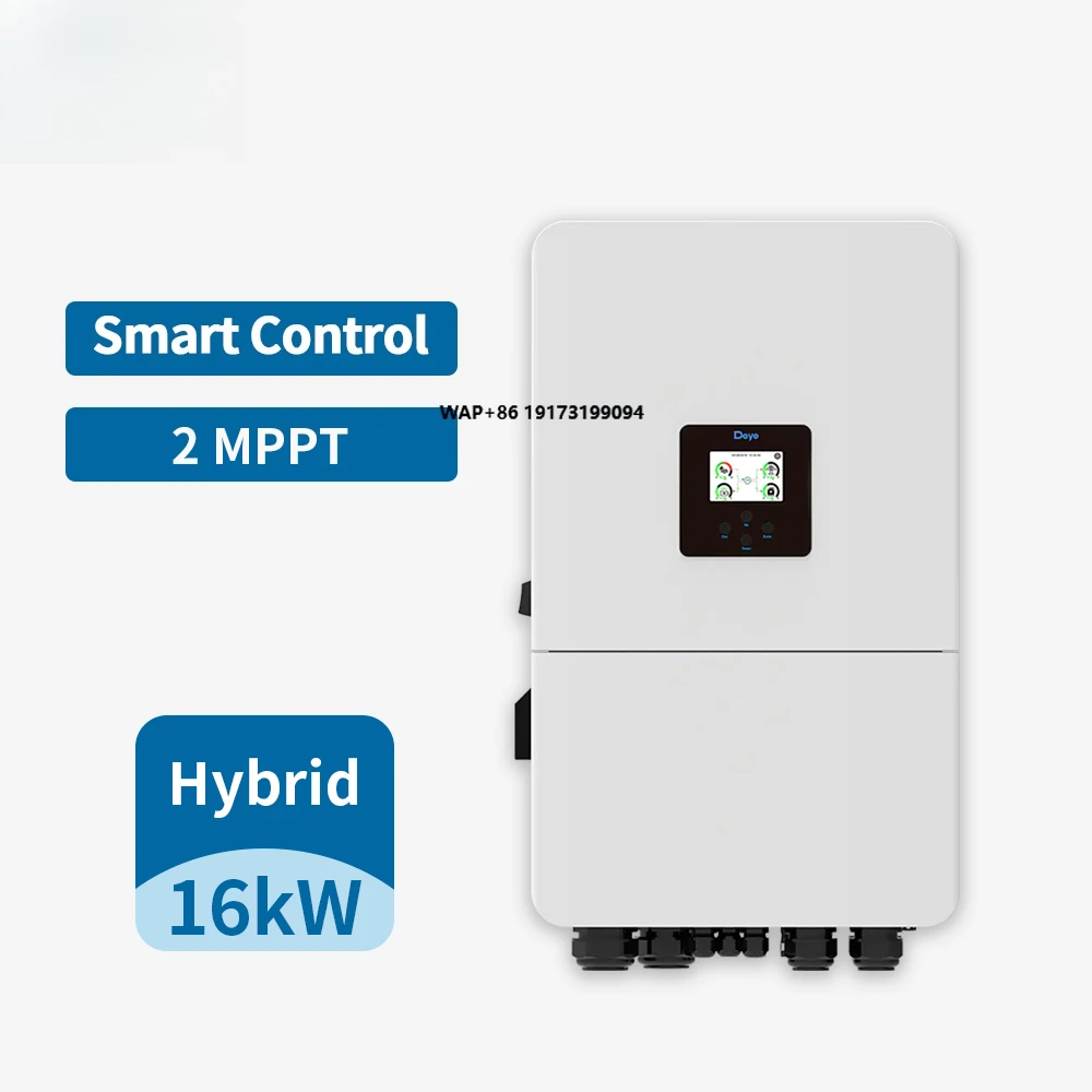 EU stock SUN-20K-SG05LP3-EU-SM2 IP65 14kw 15kw 16kw 18kw 20kw 3 phase low voltage hybrid inverter