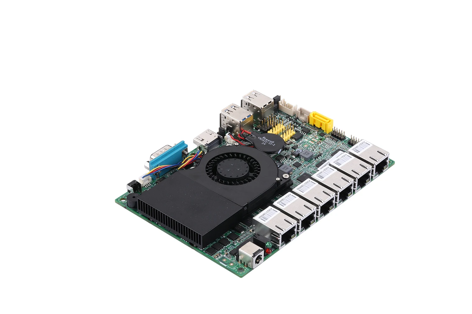 Qotom-placa-mãe ethernet, 6 gigabit ethernet, uethernet, ubuntu, para q555g6, q575g6