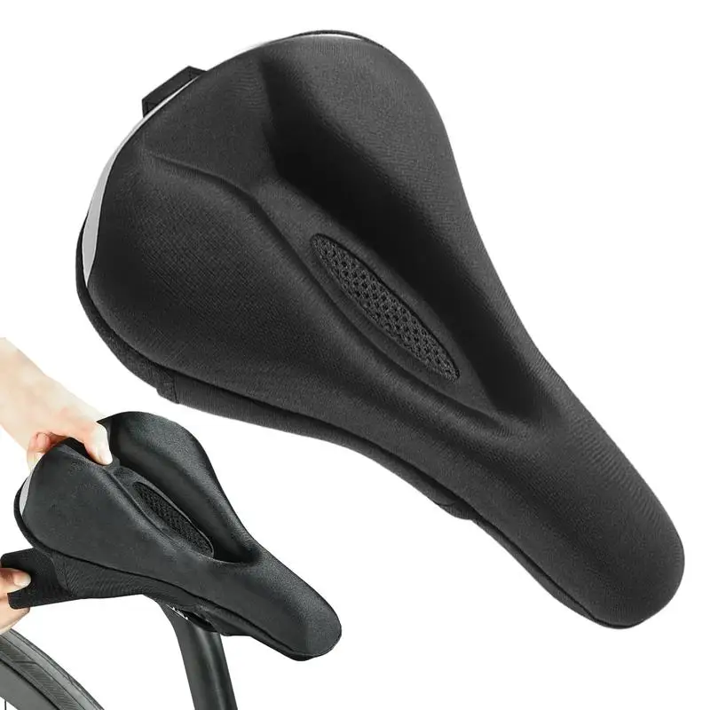 Mountain Bike Saddle Cover Thick Breathable Super Soft Bicycle Seat Cushion Bike Seat Bicycle Accessories