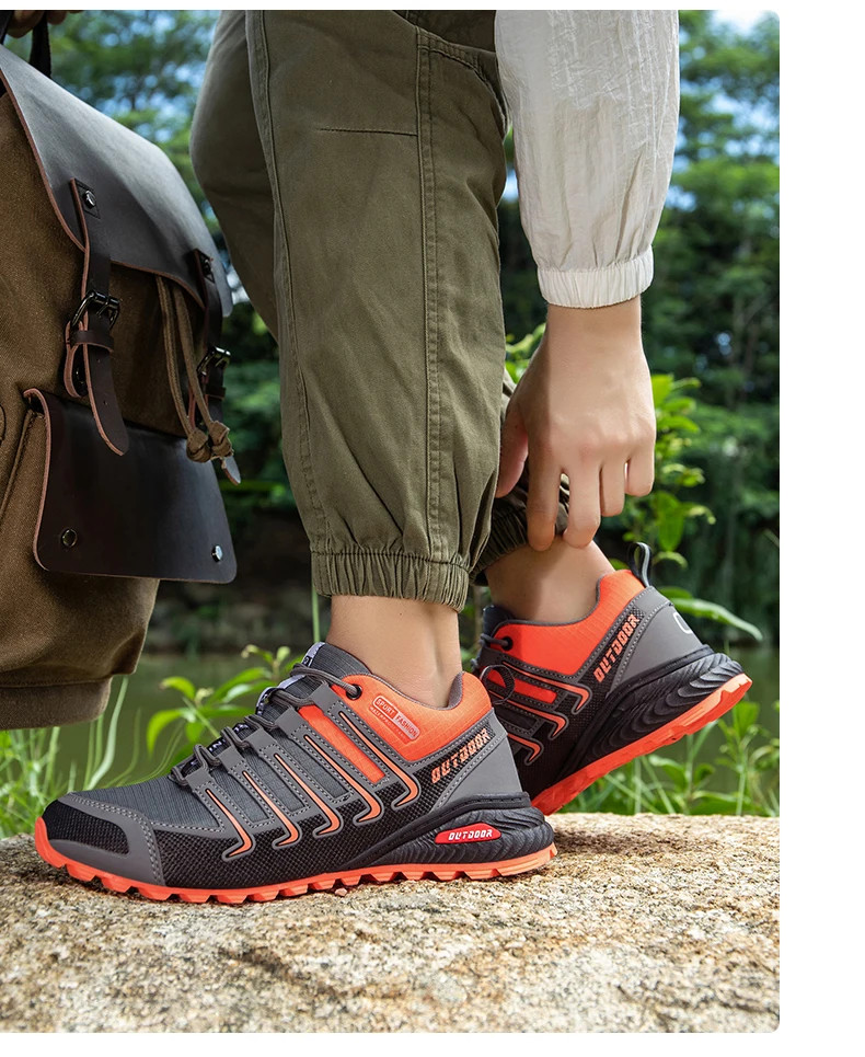 Wasserdichte Wanderschuhe Herren Gitter Mesh Atmungsaktive Outdoor Camping Schuhe Männer Trekking Wandern Jagd Taktische Fahrrad Turnschuhe – Detail 8