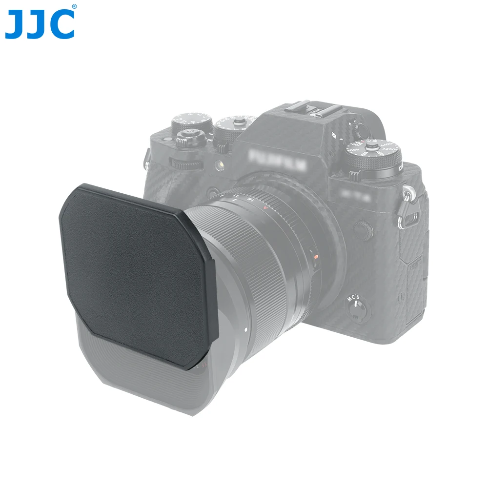 JJC tutup tudung lensa cocok untuk Fujifilm LH-XF23 II / LH-XF23-2 tutup lensa melindungi elemen depan lensa dari kelembaban debu