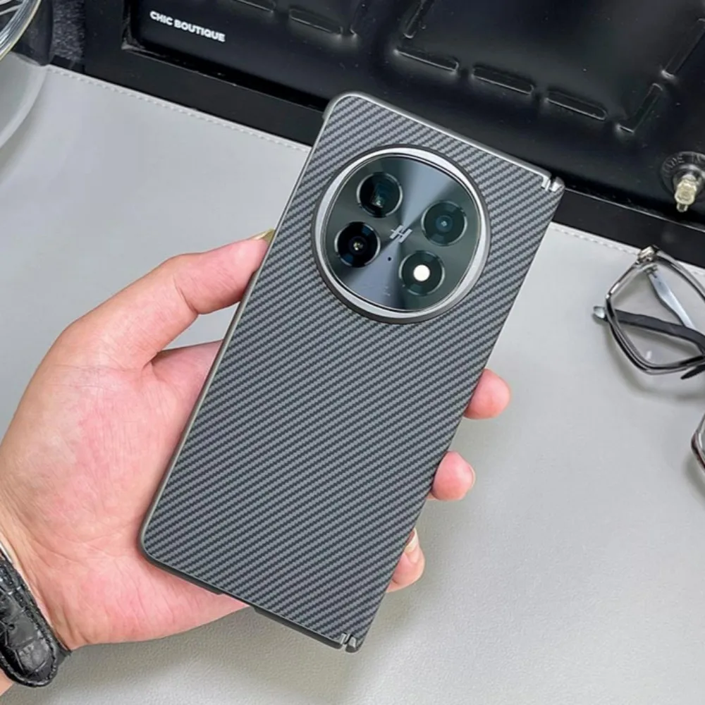 

Для OPPO Find N5 натуральный арамидный чехол из настоящего углеродного волокна, супер ультратонкий ультратонкий легкий корпус