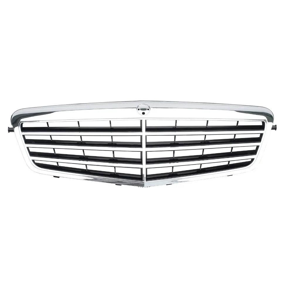 

Для Mercedes-Benz W212 E-Class E550 E350 E63 2010-2013: Верхняя передняя решетка радиатора, хромированная
