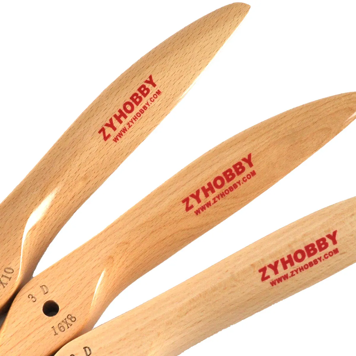 RC CW 3D Wooden Propeller High Efficiency Flying Gas Airplane Prop with 16/17/18/19/20/21/22/23 inch