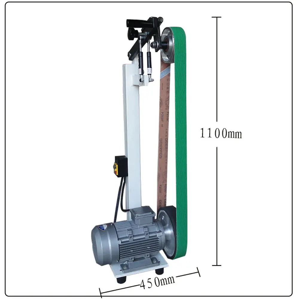 LL10-11 Polishing Machine 2.2KW 220V/380V Constant Speed 2800r/min Industrial Vertical Abrasive Belt Machine Grinding Tool Abras