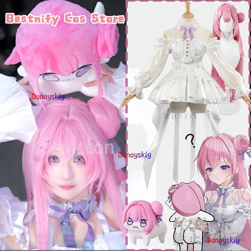 

Dorothy Cosplay Game NIKKE：The Goddess Of Victory Kawaii Anime Costume Sexy Jirai Kei Girls Lolita Pink Lovely Wigs Halloween