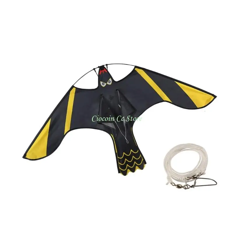 X90F Scarecrow Kite For Outdoor Bird Control In Agricultural Fields Orchards Using Wind Resistant Bird Scarer Flying Kite